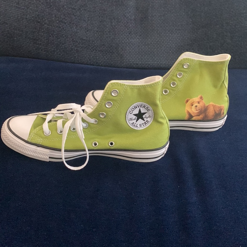 Converse high tops with Ted (movie memorabilia) - NWOT
